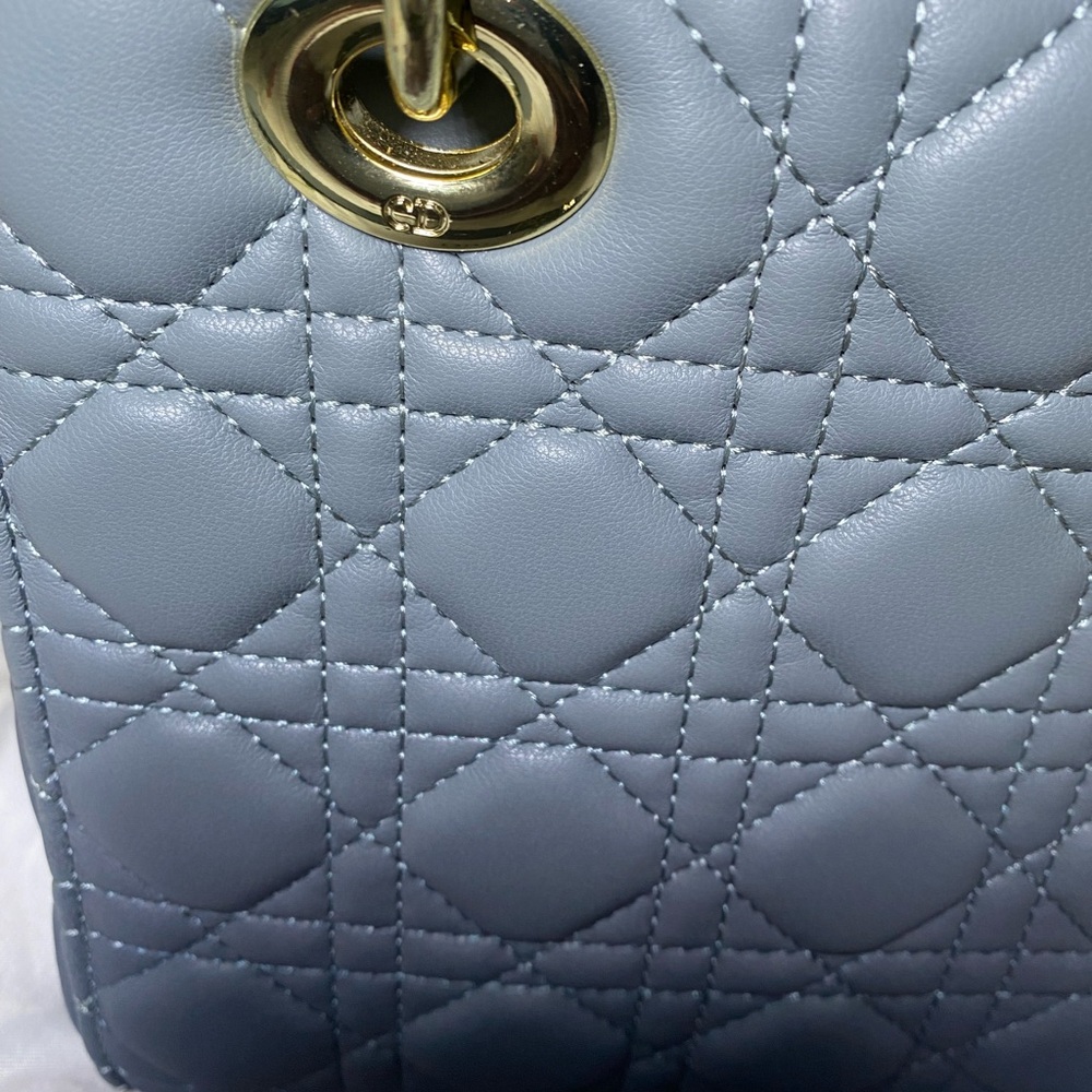 Lady Dior Blue/Grey Ombré - Picture 5 of 10